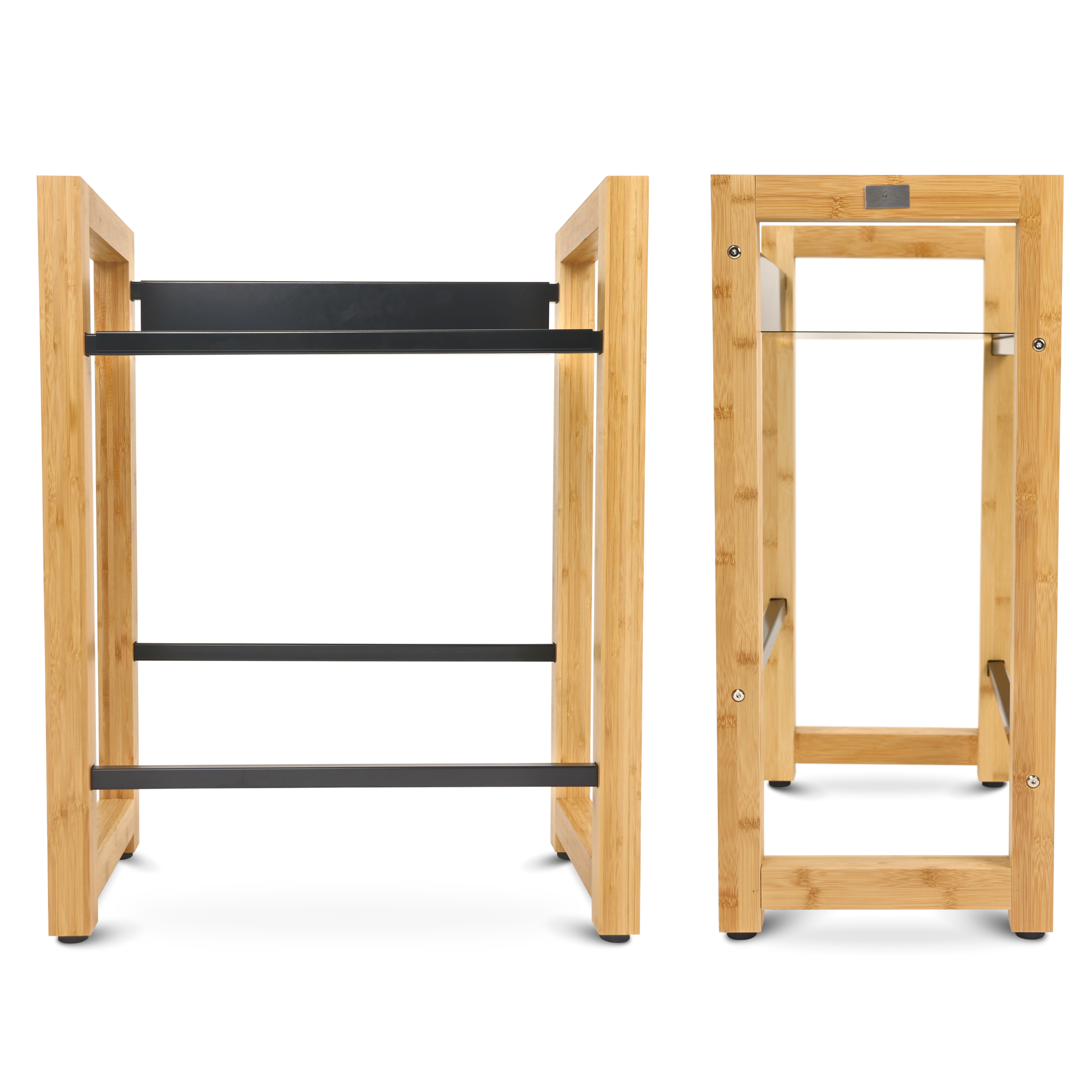 Getränkekistenregal aus Bambus