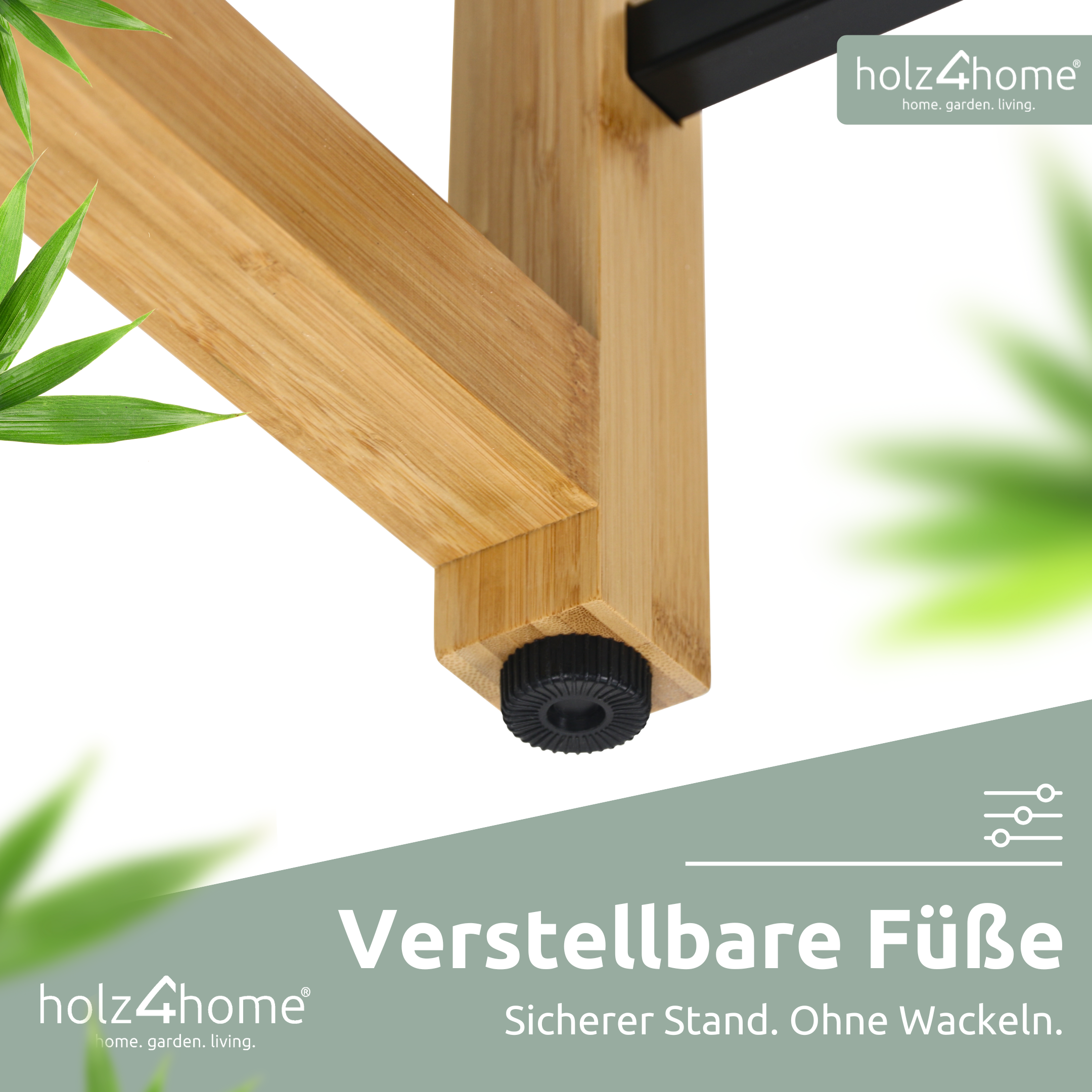 Getränkekistenregal aus Bambus