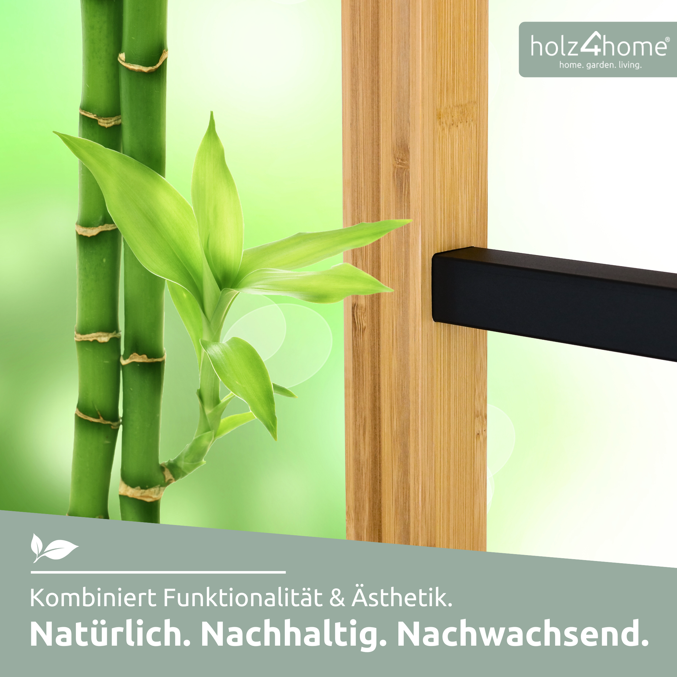 Getränkekistenregal aus Bambus