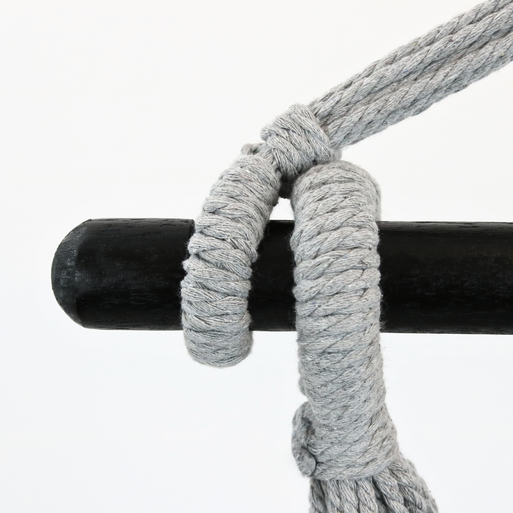 Hängesessel mit 2 Kissen, Bücherfach und Kuscheldecke