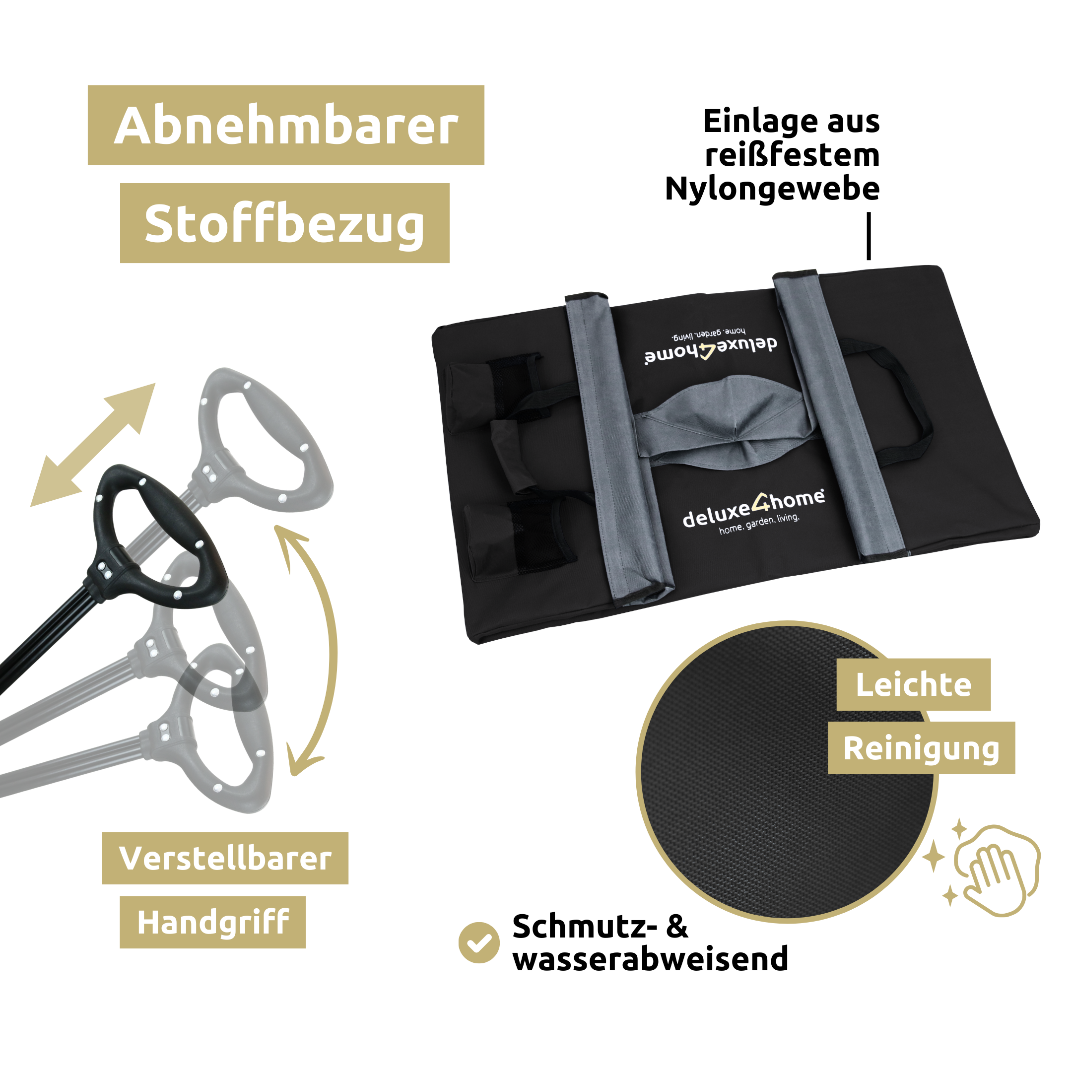 Bollerwagen mit breiten Reifen